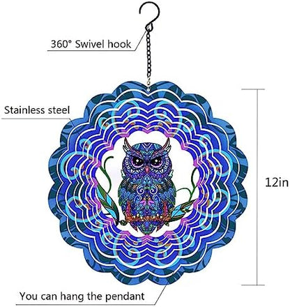 DKJOCKY wind spinner showing 3D streamer effect