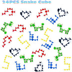 Mini twist snake ruler toys twisted into various animal shapes like dogs and reptiles