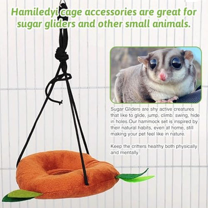 Hamiledyi circular swing for hamster cage enrichment