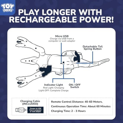 Steam Life remote control dinosaur in action pose