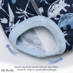 Close up view of the premium high waist elastic band on EZ Moms toddler training underwear.