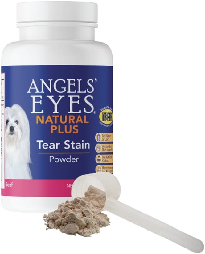 Premium eye hygiene care product for white and light coated dogs