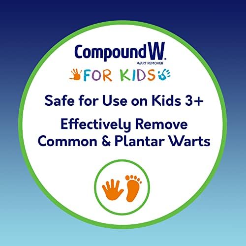 Compound W salicylic acid wart removal bandages for children on white background