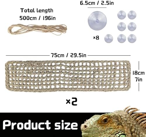 Bearded dragon resting on a large reptile hammock