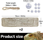 Bearded dragon resting on a large reptile hammock