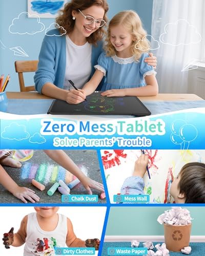 Qiaobuqi educational writing tablet in blue packaging