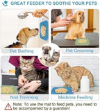 Food-grade silicone pet slow feeder mat with included spatula