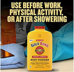 Authentic USA imported Gold Bond triple action powder bottle container