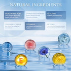 YOYORY eye masks container label and ingredients view