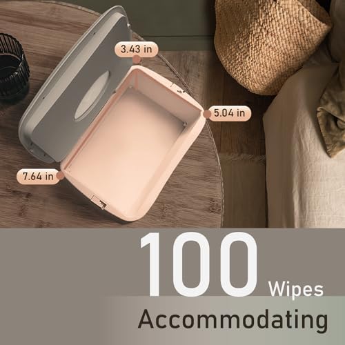 Side view of Gogo Pure baby wipe warmer showing on off switch