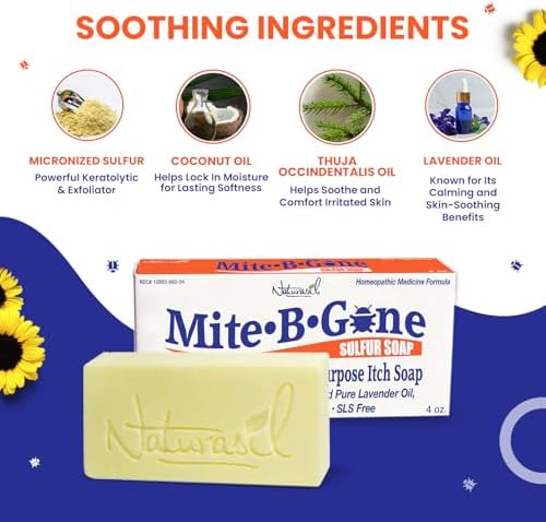 Family using kid safe Mite-B-Gone sulfur treatment soap for insect and mosquito bite relief