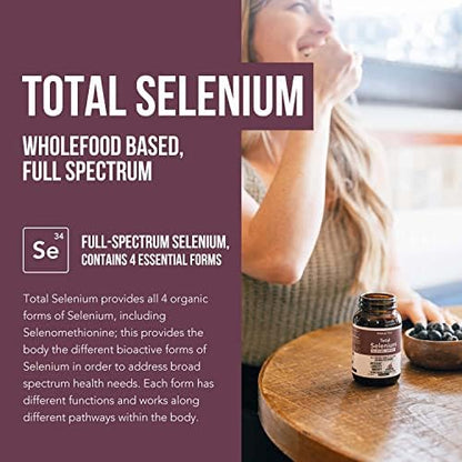 Triquetra Health organic selenium 200 mcg supplement label details and full spectrum ingredient facts