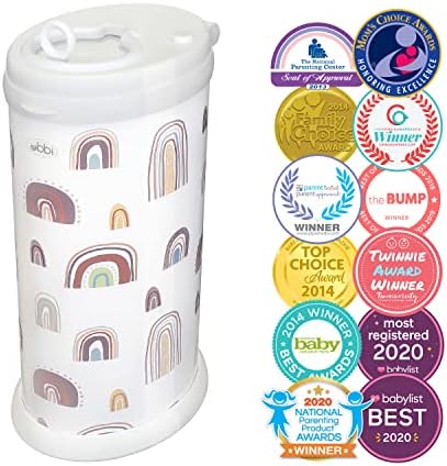Ubbi steel diaper pail sliding lid mechanism