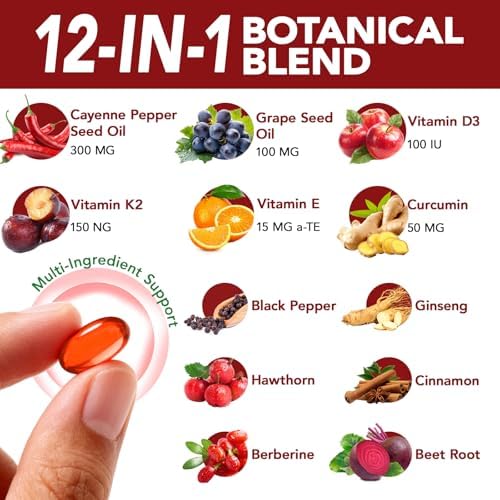 FANSHI cayenne pepper softgels packaging back view listing turmeric, beetroot, and vitamin D3 ingredients clearly.