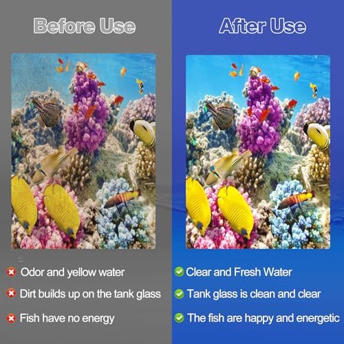 Rinsing process of replacement aquarium filter cartridge before tank setup.