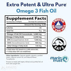Arazo Nutrition omega 3 purity and certification seal display