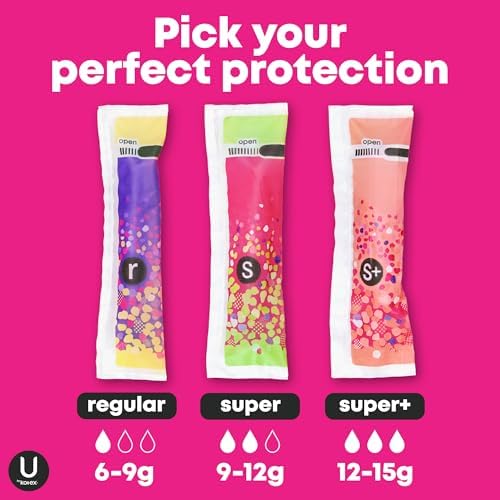 Compact tampon applicator expanding into full size with click mechanism