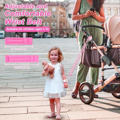 Parent and child using Accmor magnetic wrist leash for safety