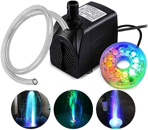 Pulaco submersible water pump with LED lights