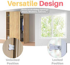 Inaya child proof locks installed on sliding glass door