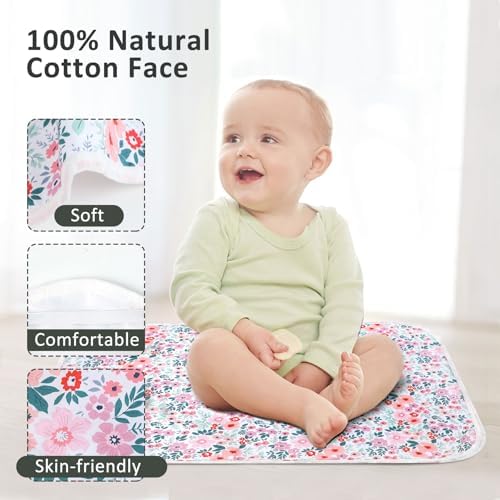 Folded Phoebus Baby portable changing mat inside a diaper bag
