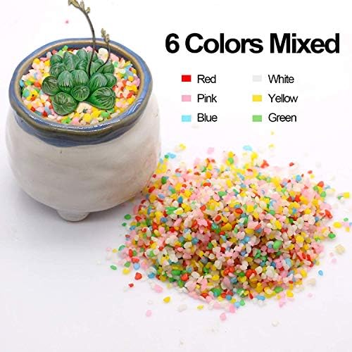 Decorative garden sand and gravel mix for home decor