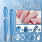 Cylindrical magnet part of the cat eye nail tool