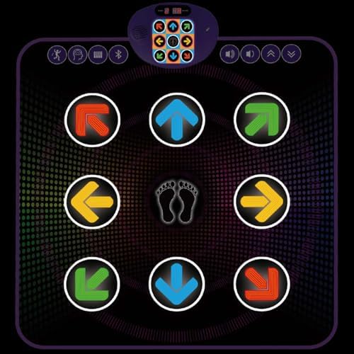 Child playing on Sunlin interactive dance pad