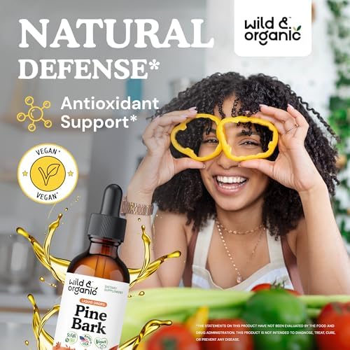 Wild & Organic French Maritime Pine Bark liquid drops supplement packaging