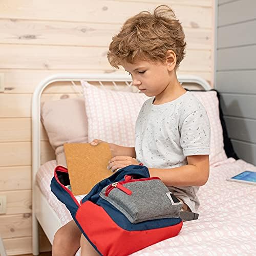 Side view showing stitching of Feela soft cover notebooks