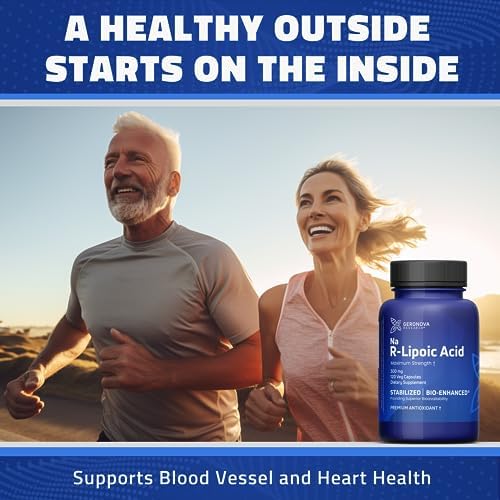Geronova Research antioxidant supplement packaging detail