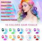 PPUPXQZ neon hair chalk applicators showing color range