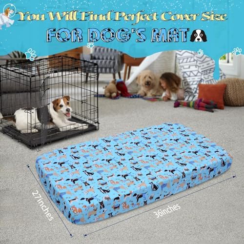 Hoopttay blue pet mattress sheet protector elasticized hem detail