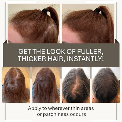 Dual-ended brush for Joan Rivers hair powder application