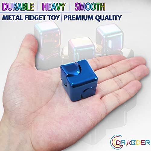 Close up of the central stainless steel bearing mechanism on the Dr.Kbder premium everyday carry anxiety relief toy.