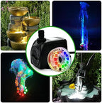 Pulaco fountain pump packaging and accessories