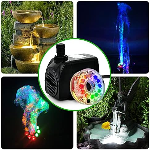Pulaco fountain pump packaging and accessories