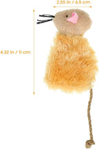 Hemoton Simulated Kangaroo Cat Toy pack of three premium pet toys infused with organic catnip.