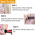 Non toxic portable hair chalk makeup kit for children