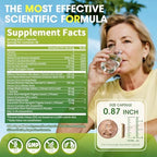 Back label displaying nutritional facts and directions