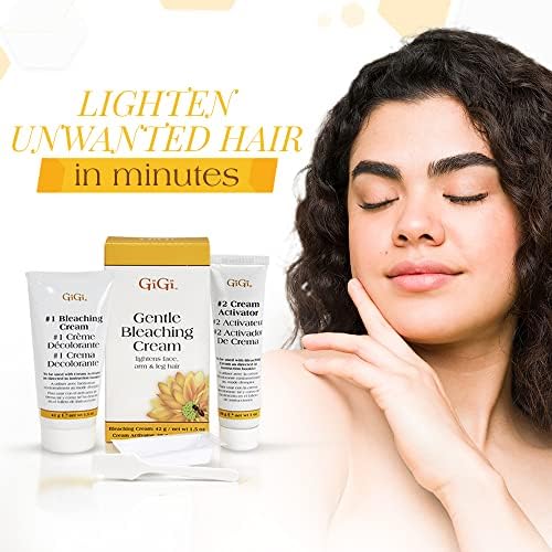 GiGi imported professional facial bleaching system instructions and cream mixing components