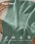 Blissful Diary multi-use cover draped over an infant car seat