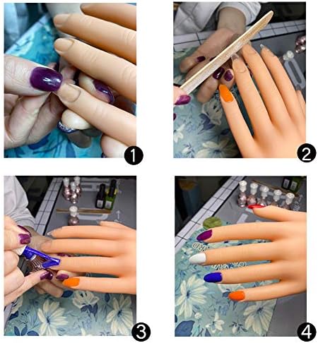 Side view of mannequin hand for nail technicians