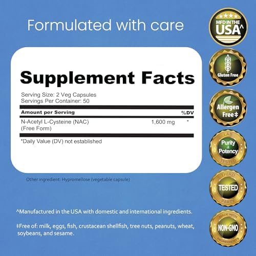 Side profile of high potency free form amino acid dietary capsules bottle