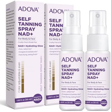 Evolv self tanning spray 2 pack front view