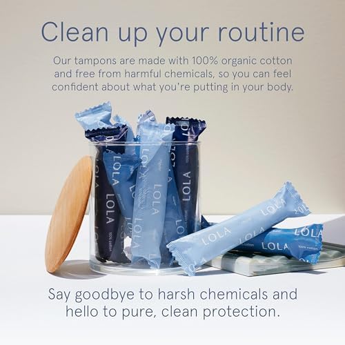 LOLA hypoallergenic unscented tampons for sensitive skin
