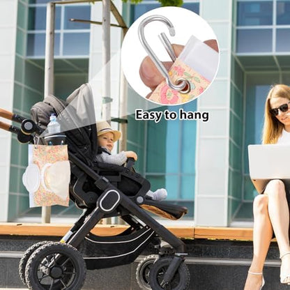 Yahuipeius wet wipes container attached to a stroller