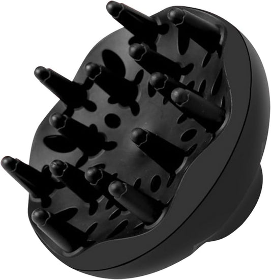 Calsgkspray hair dryer diffuser attachment front view showing professional styling prongs.