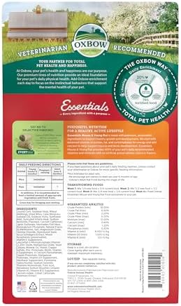 Oxbow Essentials Mouse and Young Rat Pet Food uniform pellets texture close up