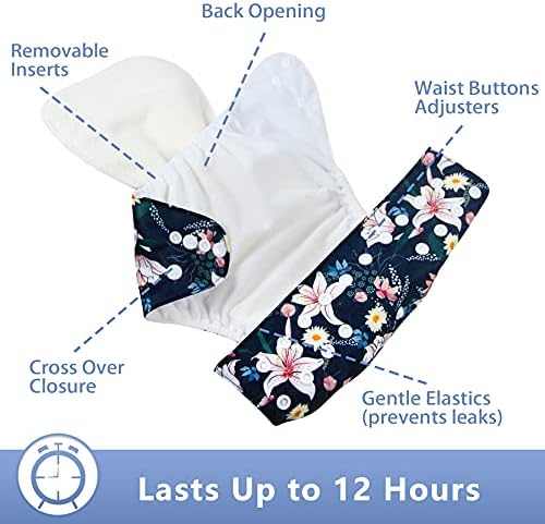 Leekalos pocket cloth diaper interior stay-dry lining